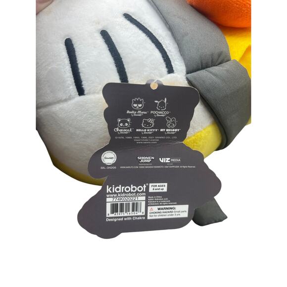 Naruto Shippuden x Hello Kitty Naruto Uzumaki 13” Plush Doll Kidrobot Sanrio - Picture 5 of 6